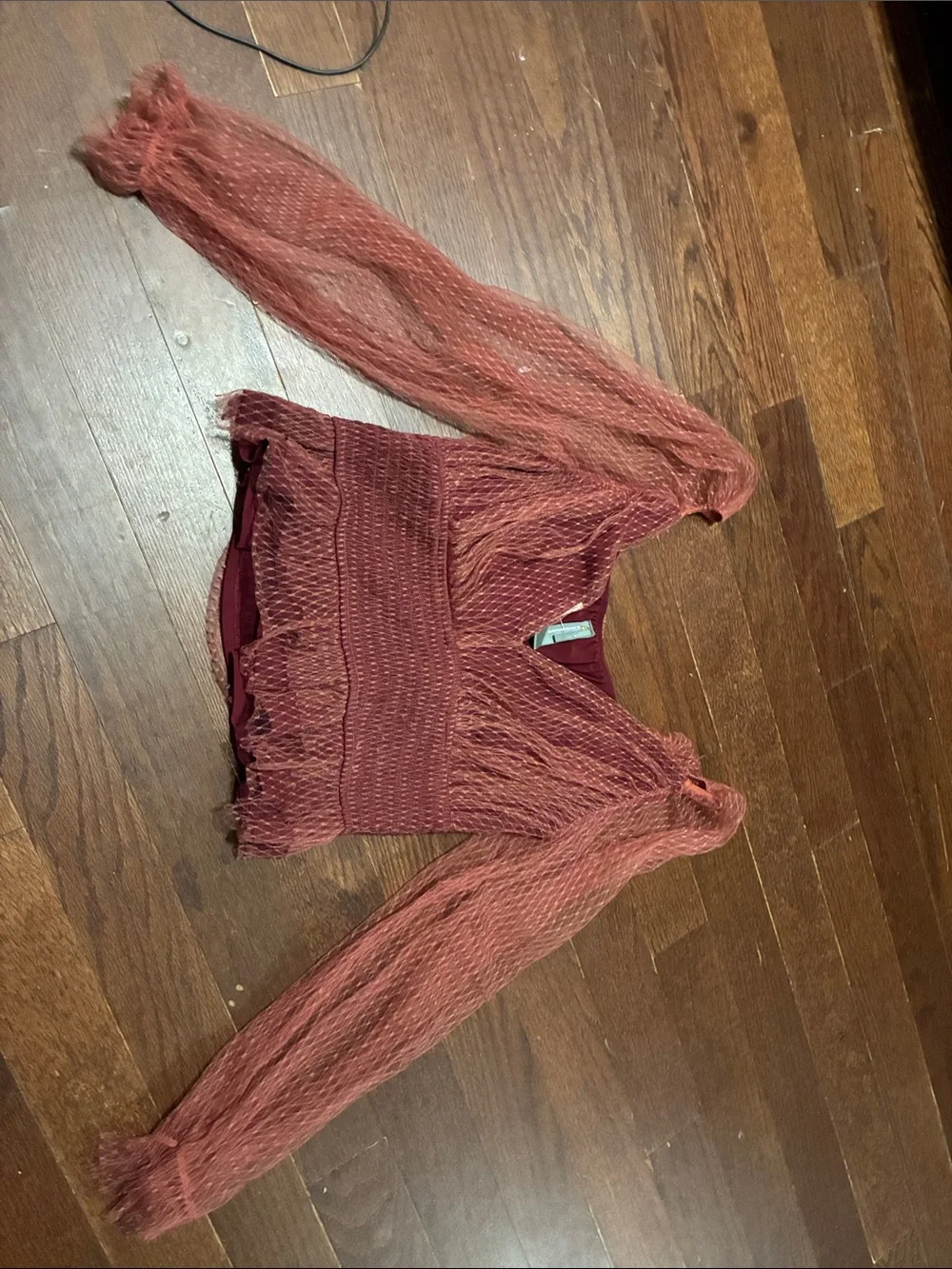 Anthropologie Dusty Rose Peasant Blouse
